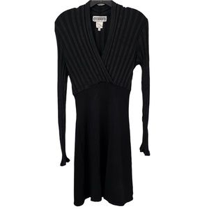 Vintage Black Knit Dress